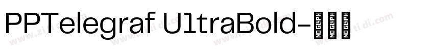 PPTelegraf U1traBold字体转换